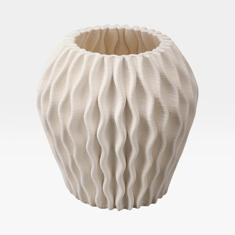 3D Print Flower Vase - Modern Ceramic Tabletop Decor