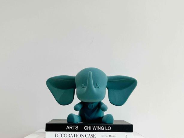 Seated Elephant Figurine