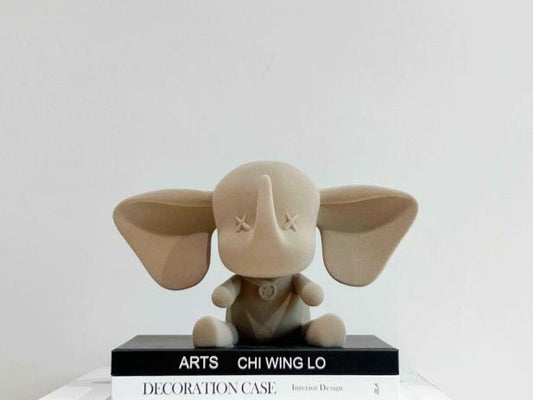 Seated Elephant Figurine
