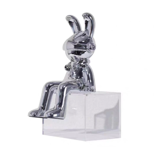 Rabbit figurine (with cover)