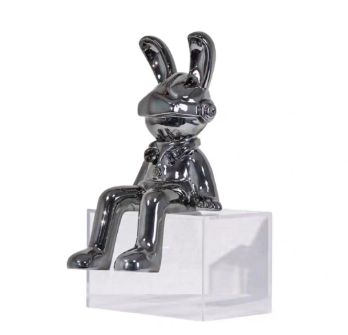 Rabbit figurine (with cover)
